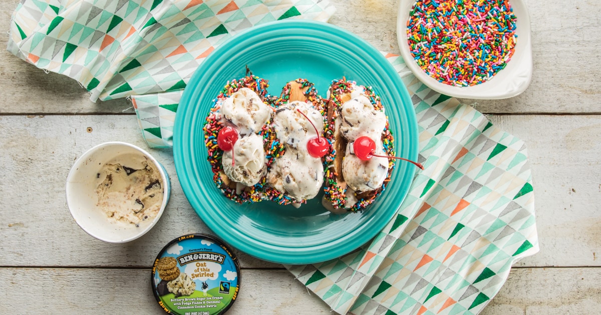 Oat of this Swirled Pancake Brunch Tacos | Ben & Jerry's